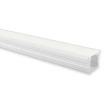 23mm x 15mm 2 Metre Silver Deep Square Winged Aluminium LED Profile Havit 