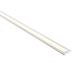 25mm x 9mm White Shallow Winged Square Aluminium LED Profile Havit Lightin