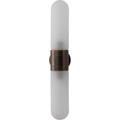 Hepburn Wall Light Antique Brass