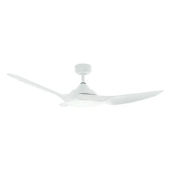 46' Raven RWS DC Ceiling Fan White, Black, Walnut, Oak 550724X Vencha Lighting