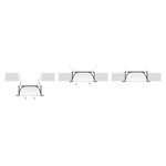 100mm x 35mm Silver Large Deep Aluminium Winged LED Profile Havit Lighting
