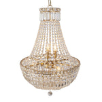 Classique Basket Chandelier 5Lt/6Lt/18Lt/27Lt in Chrome or Satin Brass