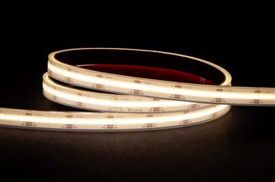 14.4w IP67 24v DC CT COB Dotless LED Strip