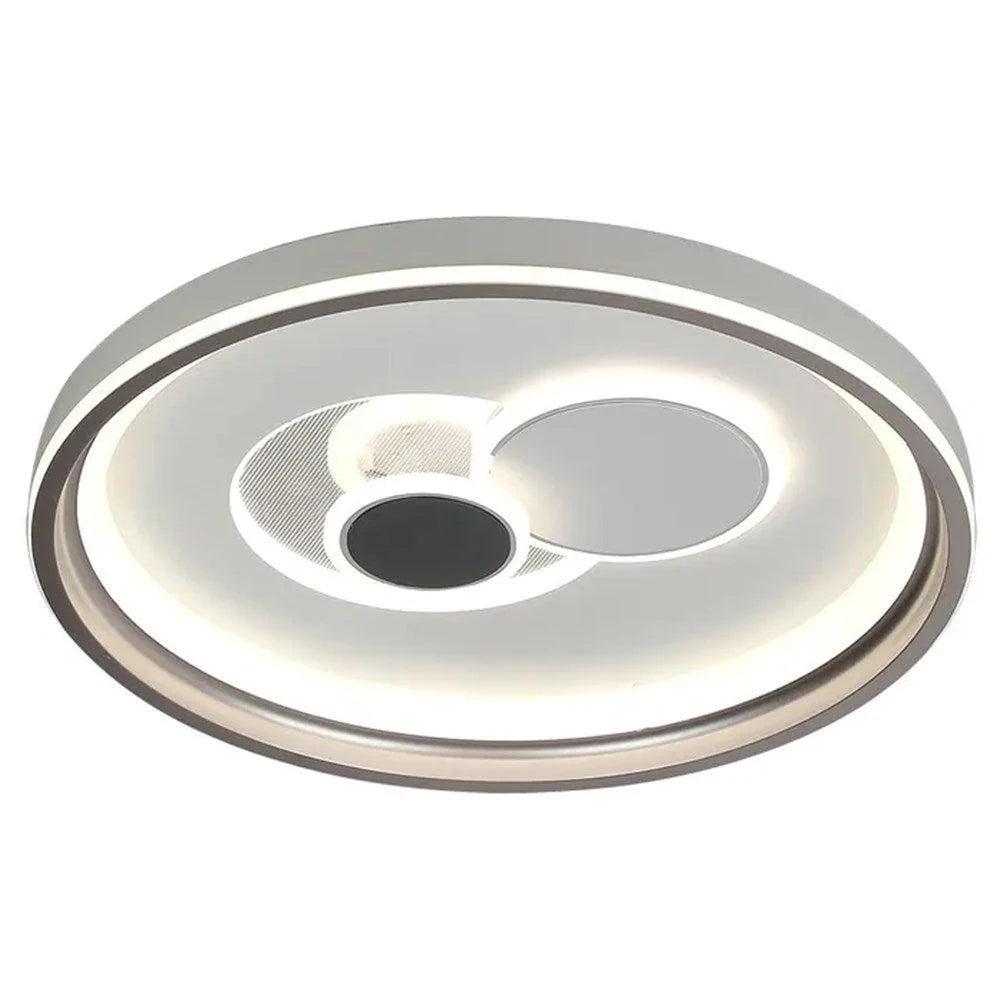 King Round LED Close To Ceiling Light CCT 60w White