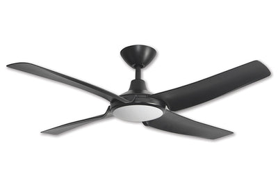 Hunter Pacific Nextgen DC Ceiling Fan Matt Black with LED Light