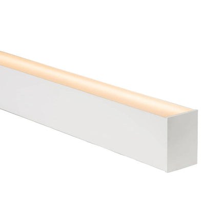 60mm x 80mm White Deep Square Up and Down Aluminium LED Profile