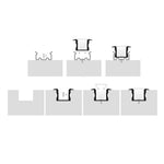 25mm x 16mm Silver Deep Square Winged Aluminium LED Profile Havit Lighting -
