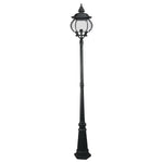Flinders Large IP44 Standard Outdoor Garden Post Light Antique Black