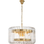 Collette 60cm 6 Light 1 Tier Chandelier Satin Brass