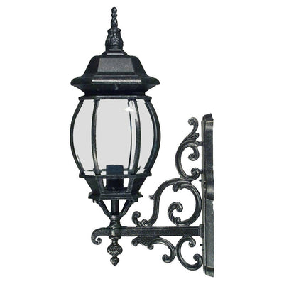 Flinders Small IP44 Outdoor Wall Light Antique Black