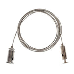 LED Profile Suspension Kit To Suit Aluminium Profile 2 Metre in Black, Silver or
