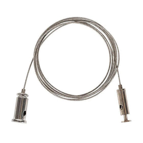 LED Profile Suspension Kit To Suit Aluminium Profile 2 Metre in Black, Silver or