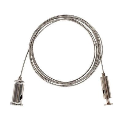 LED Profile Suspension Kit To Suit Aluminium Profile 2 Metre in Black, Silver or