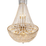 Classique Basket Chandelier 5Lt/6Lt/18Lt/27Lt in Chrome or Satin Brass