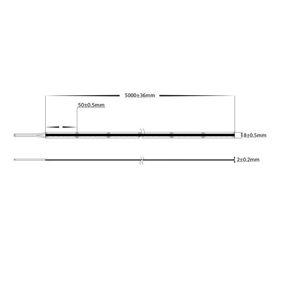 14.4w CSP Dotless LED Strip Light in 3000k, 4000k or 5500k Havit Lighting
