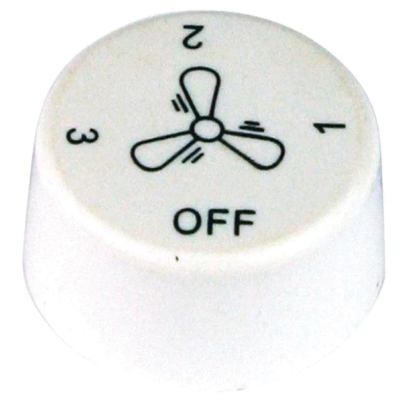 Oriel Lighting Accessories White Accessories-Spare Knob For 3 Speed Fan in White Lights-For-You F30/RWC-KNOB