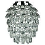 Oriel Lighting Batten Fix Lights Bling Batten Fixx -DIY Faux Crystal in Chrome Lights-For-You OL2567CH 9324879203524