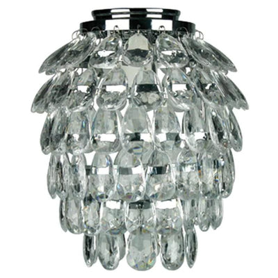Oriel Lighting Batten Fix Lights Bling Batten Fixx -DIY Faux Crystal in Chrome Lights-For-You OL2567CH 9324879203524