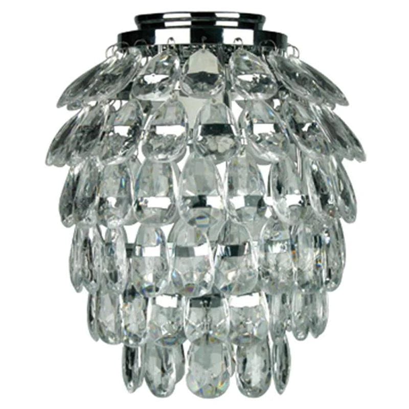 Oriel Lighting Batten Fix Lights Bling Batten Fixx -DIY Faux Crystal in Chrome Lights-For-You OL2567CH 9324879203524