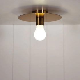 Oriel Lighting Batten Fix Lights Piato DIY Batten Fix 1Lt in Brushed Brass Lights-For-You OL2580BB 9324879223843