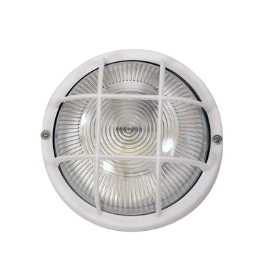 Oriel Lighting Bunker Lights Oriel Rund E27 IP54 Outdoor Lights-For-You LF7952WH