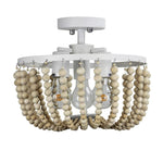 Oriel Lighting Ceiling Lights Cascara Close to Ceiling Light 3Lt Lights-For-You OL64356/3NAT 9324879220194