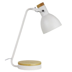 Oriel Lighting Desk Lamps White Benny Desk Lamp in Black or White Lights-For-You OL93971WH