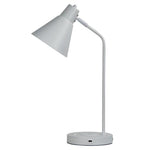 Oriel Lighting Desk Lamps Targa Desk Lamp With USB & Wireless Charging Lights-For-You OL93952WH 9324879218009