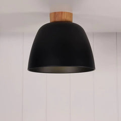 Oriel Lighting DIY Black Acc. - Tommy Metal & Wood DIY Shade Black, White Lights-For-You OL2461BK