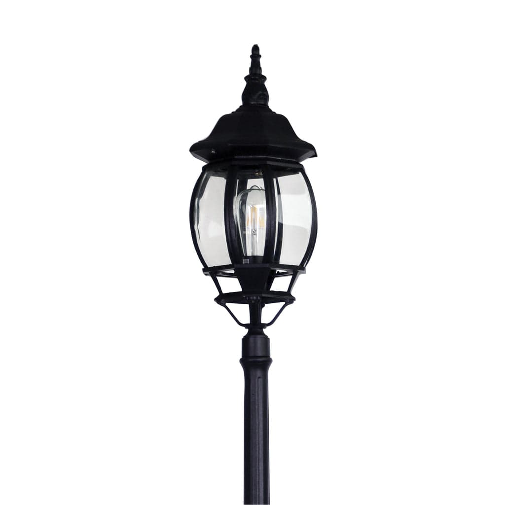 Oriel Lighting Exterior Posts Black Highgate Post Light | Traditional Coach Post Light Outdoor Lights-For-You OL7669BK