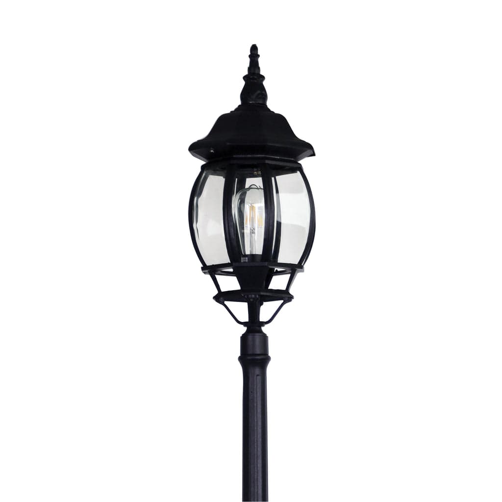 Oriel Lighting Exterior Posts Highgate Post Light | Traditional Coach Post Light Outdoor Lights-For-You OL7669BK 9324879207911