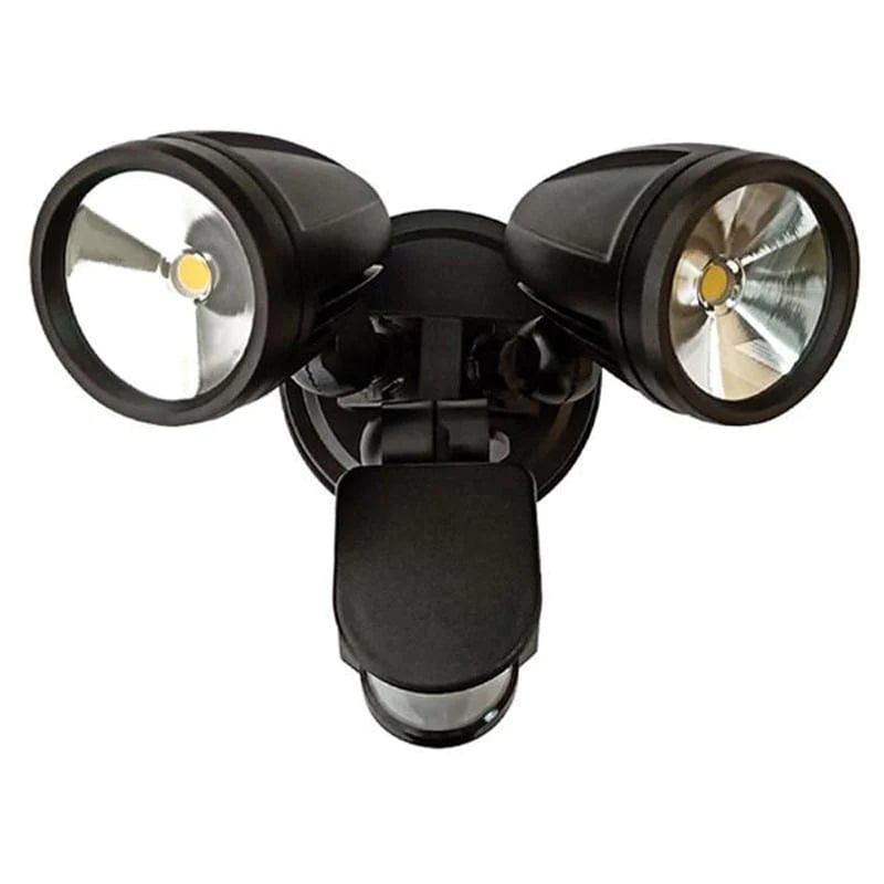 Oriel Lighting Flood Lights Black Cadet.2 LED Flood Light 2Lt With Sensor 30w Lights-For-You LW7162BK