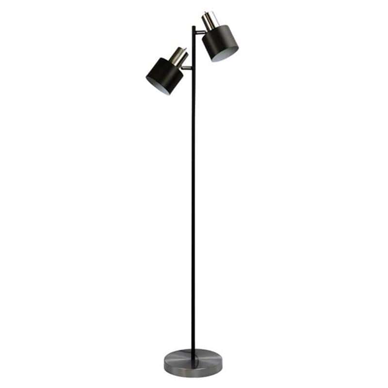 Oriel Lighting Floor Lamps Ari Twin Floor Lamp Lights-For-You SL98787/2BC 9324879214995