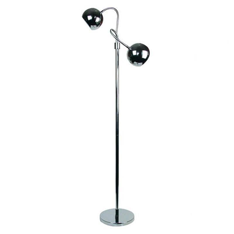 Oriel Lighting Floor Lamps Bobo Flexible Neck Floor Lamp 2Lt Lights-For-You OL91203CH 9324879208918