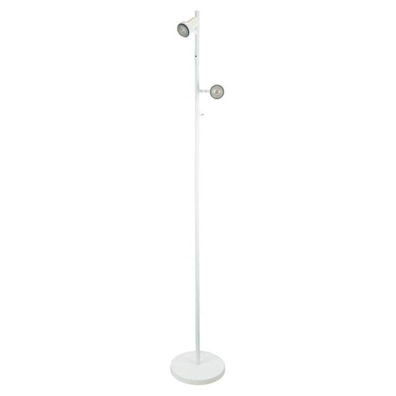 Oriel Lighting Floor Lamps Daxam Floor Lamp Twin LED Lights-For-You SL98592WH 9324879213509