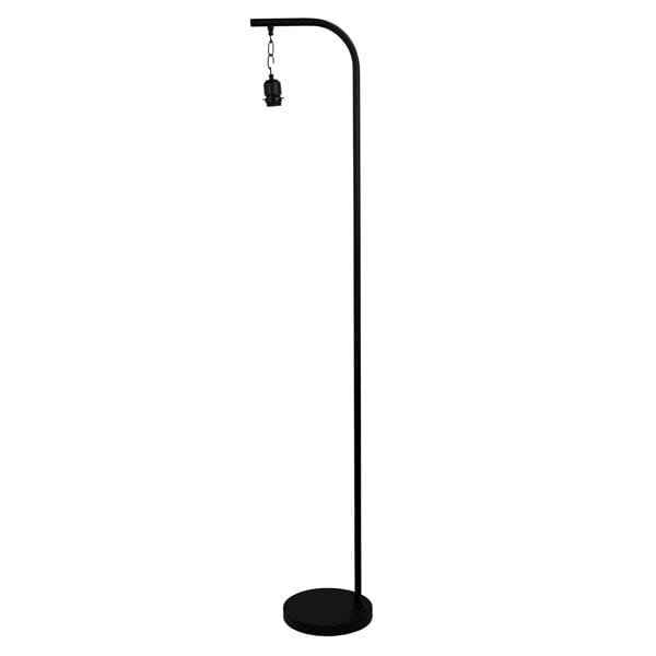 Oriel Lighting Floor Lamps Jess Floor Lamp Base Only 1Lt Lights-For-You OL93773BK 9324879221627