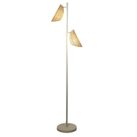 Oriel Lighting Floor Lamps Malta Floor Lamp 2Lt Lights-For-You SL98843WH 9324879224635