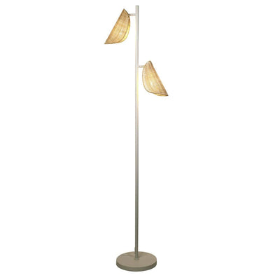 Oriel Lighting Floor Lamps Malta Floor Lamp 2Lt Lights-For-You SL98843WH 9324879224635