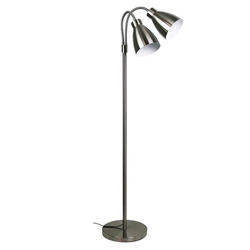 Oriel Lighting Floor Lamps Retro Twin Floor Lamp Lights-For-You OL91206CH 9324879208956