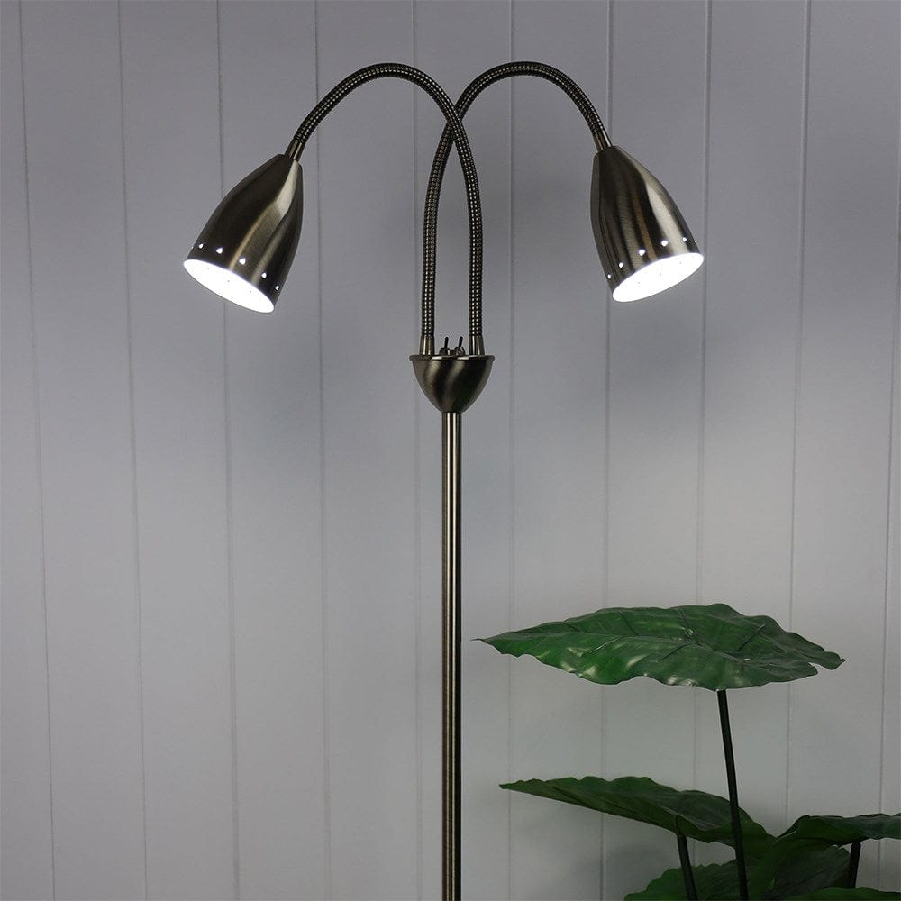 Oriel Lighting Floor Lamps Stan Twin Floor Lamp Lights-For-You