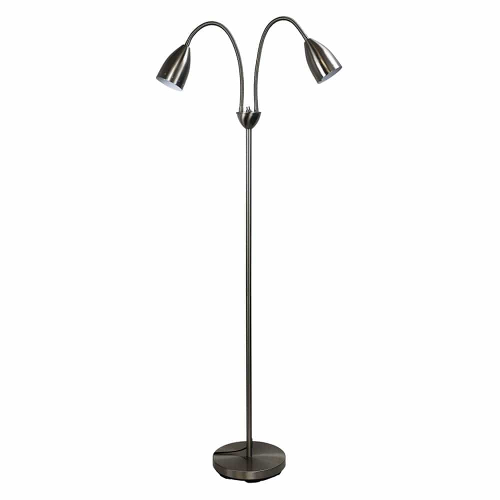 Oriel Lighting Floor Lamps Stan Twin Floor Lamp Lights-For-You SL98822BC 9324879221528