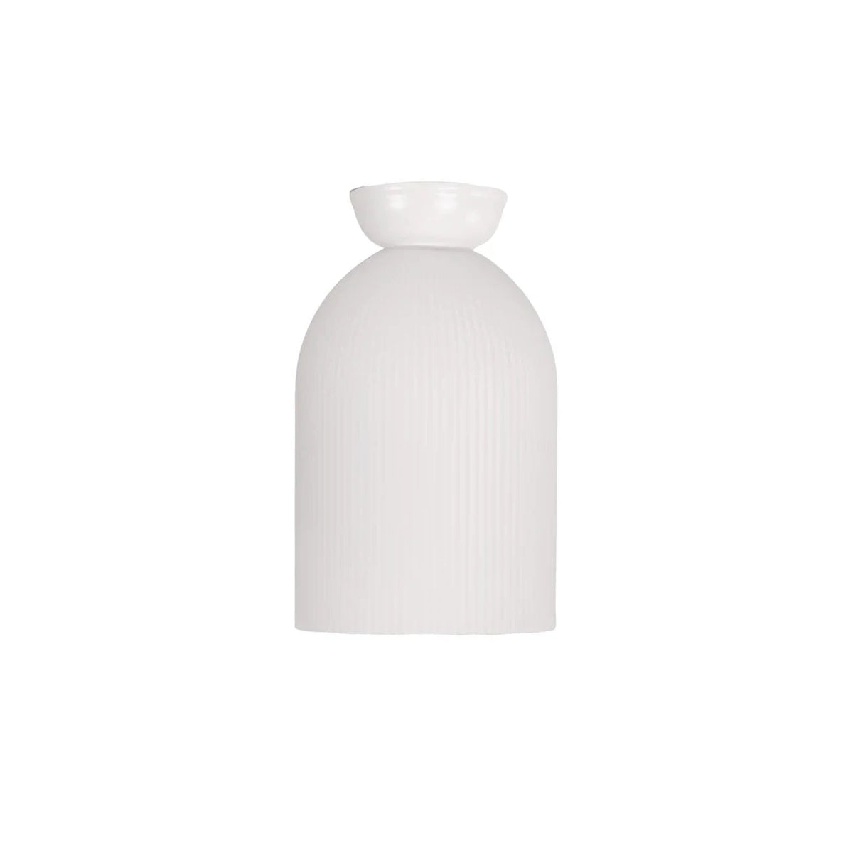 Oriel Lighting Glass Oriel Lighting Arley Ribbed Glass DIY Shade Lights-For-You OL2259WH