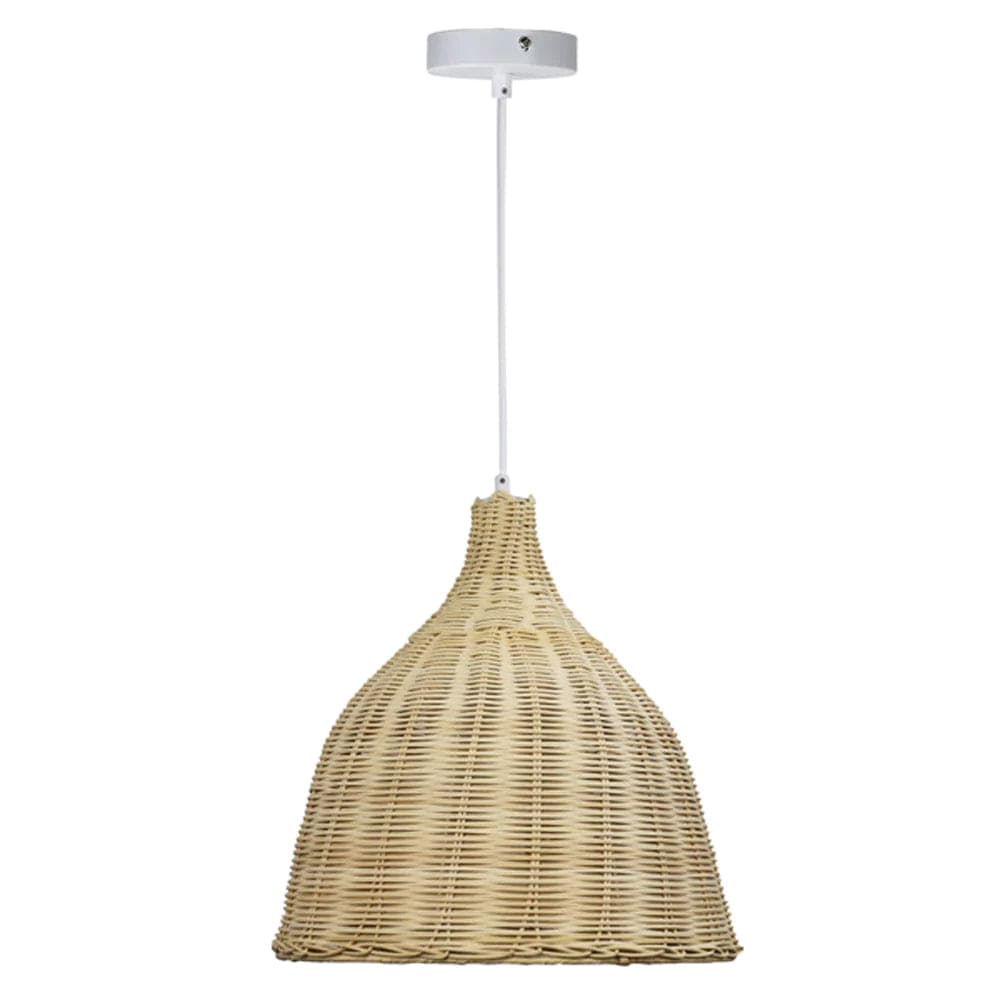 Oriel Lighting Indoor Pendants Bukit Cane Pendant Light in Natural Rattan Lights-For-You OL64304 9324879222013