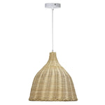 Oriel Lighting Indoor Pendants Bukit Cane Pendant Light in Natural Rattan Lights-For-You OL64304 9324879222013