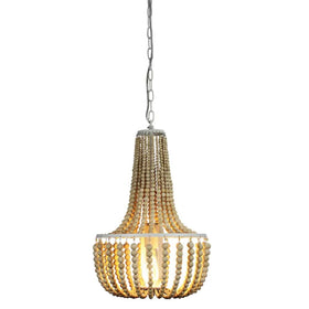 Oriel Lighting Indoor Pendants Cascara Bead Pendant Light 1Lt in Natural Lights-For-You OL64353/1NAT 9324879220170