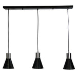 Oriel Lighting Indoor Pendants Como Bar Pendant Light 3Lt in Antique Brass or Brushed Chrome Lights-For-You OL67513BC 9324879218023