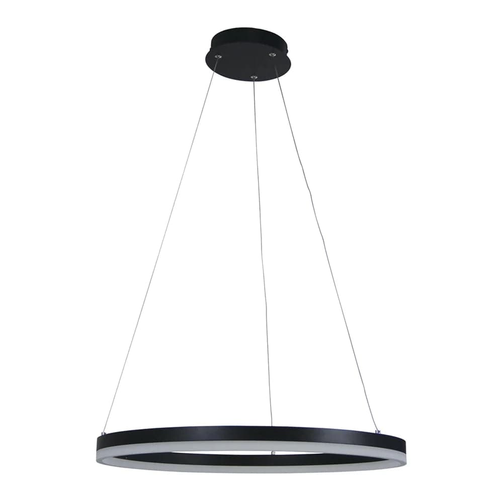 Oriel Lighting Indoor Pendants Cronus.60 CTS Halo LED Pendant Light Lights-For-You OL60634/60BK 9324879224727