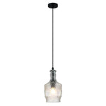 Oriel Lighting Indoor Pendants Decent Pendant Suspended Black & Clear Lights-For-You OL63503CL 9324879205634