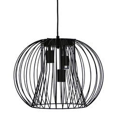 Oriel Lighting Indoor Pendants Malo.45 Wire Pendant Light Medium 3Lt in Black Lights-For-You OL68751/3BK 9324879218429