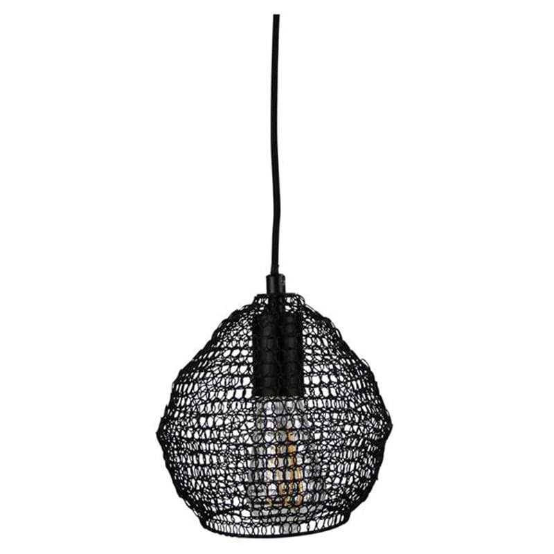 Oriel Lighting Indoor Pendants Mudag Pendant Light Small in Black Lights-For-You OL64521BK 9324879218382